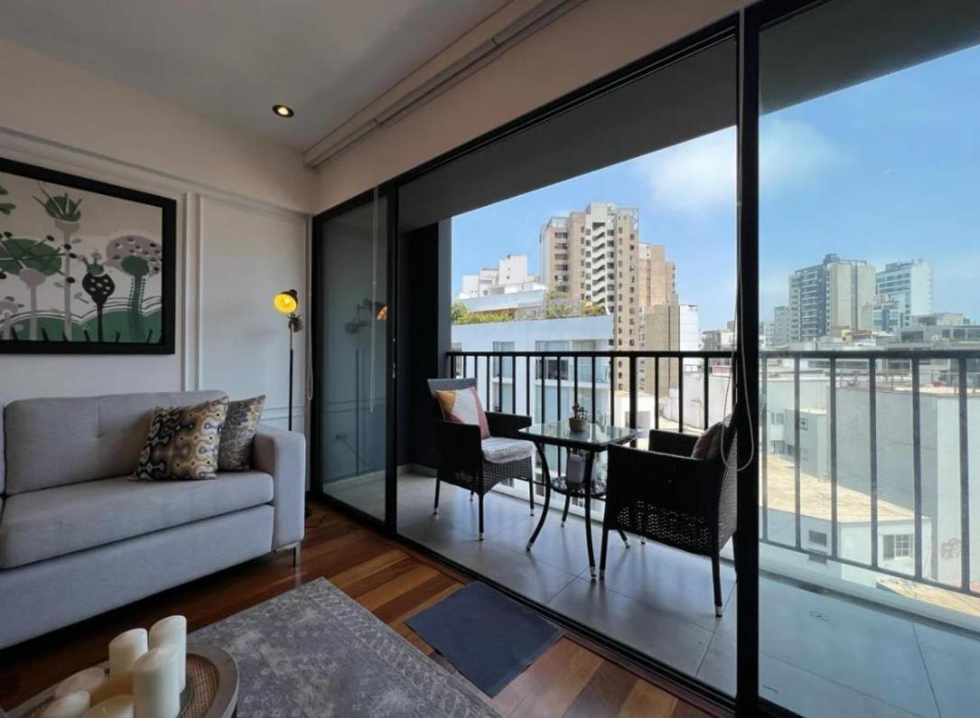 Exclusivo Y Moderno Depa En Miraflores Vista Al Mar Y A La Ciudad Amoblado Apartments Lima Eksteriør bilde