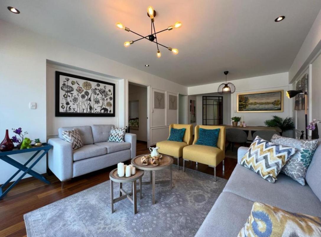 Exclusivo Y Moderno Depa En Miraflores Vista Al Mar Y A La Ciudad Amoblado Apartments Lima Eksteriør bilde